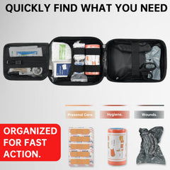 Heltrek Trauma Kit grab-and-go panel enables fast emergency response in critical moments.
