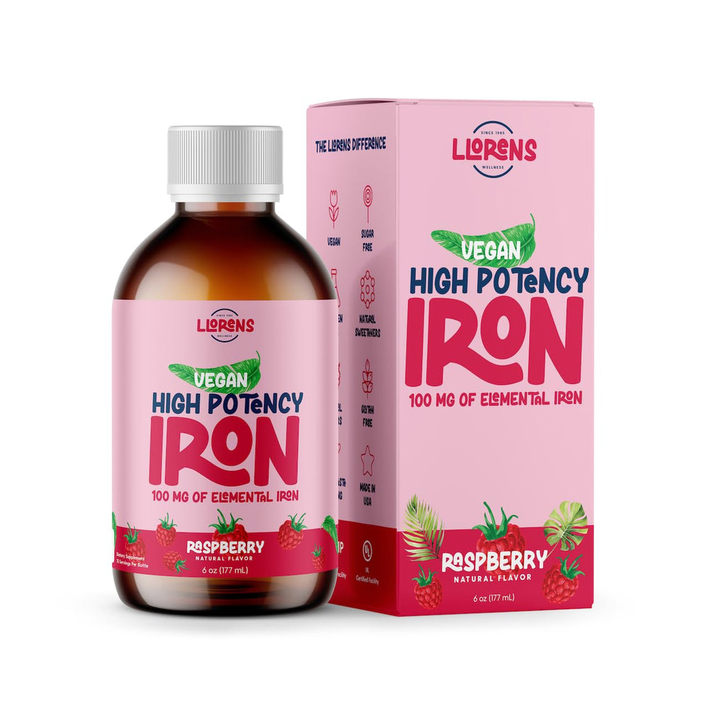 Hematex raspberry liquid iron bottle ready for daily use, easy to handle