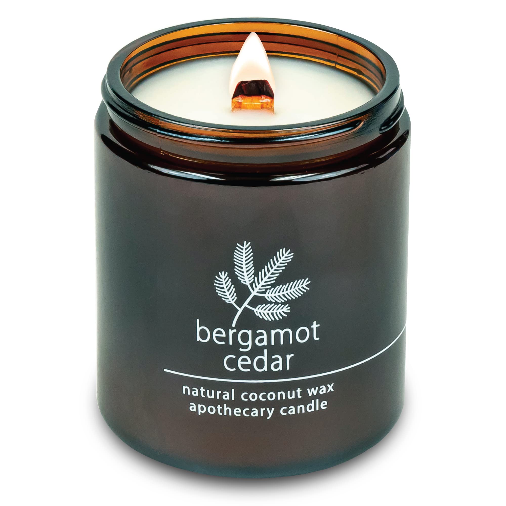 Hemlock Park crackling wood wick candle for cozy evenings