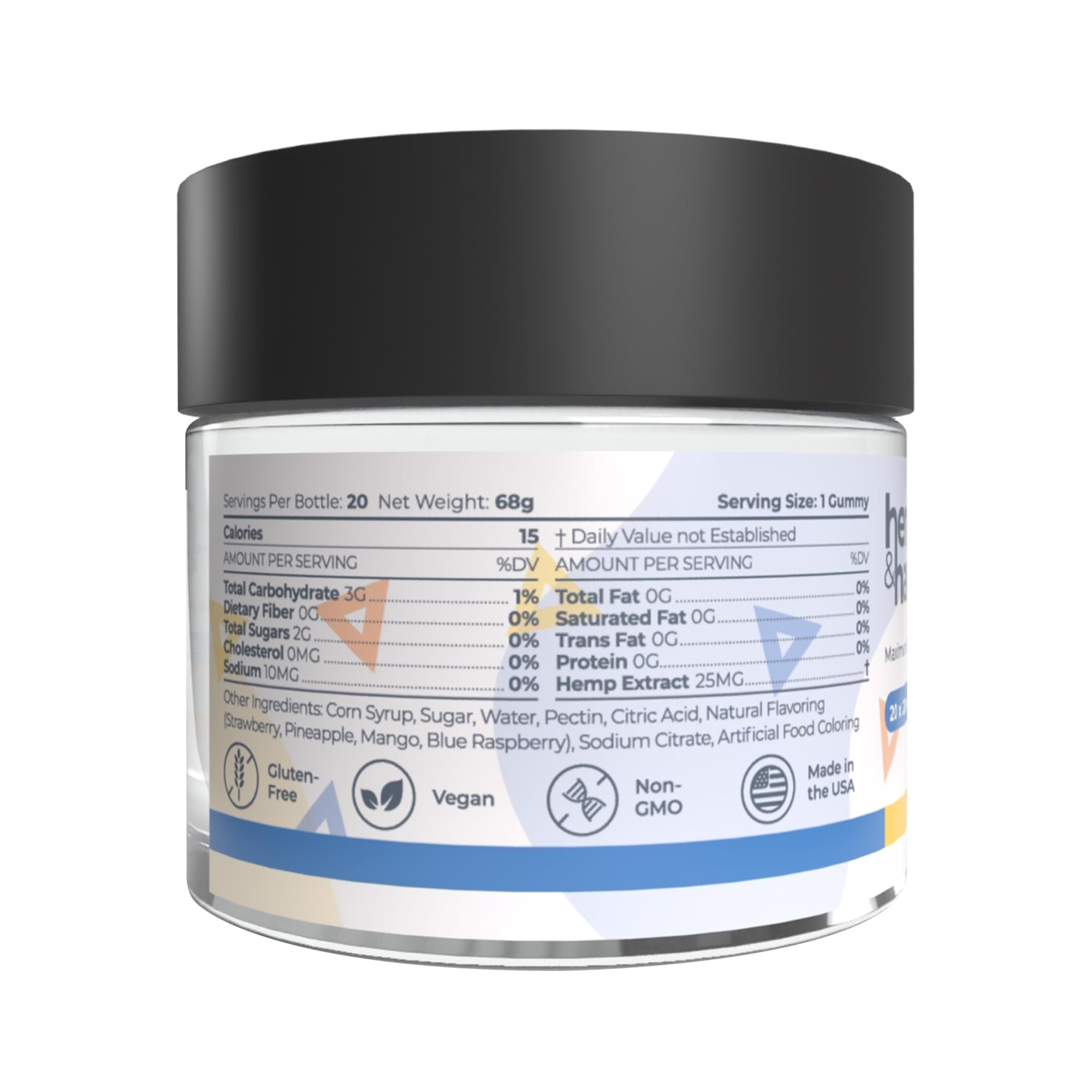 Hemp & Hand Hemp Gummies 500mg lab-certified quality and purity assurance.