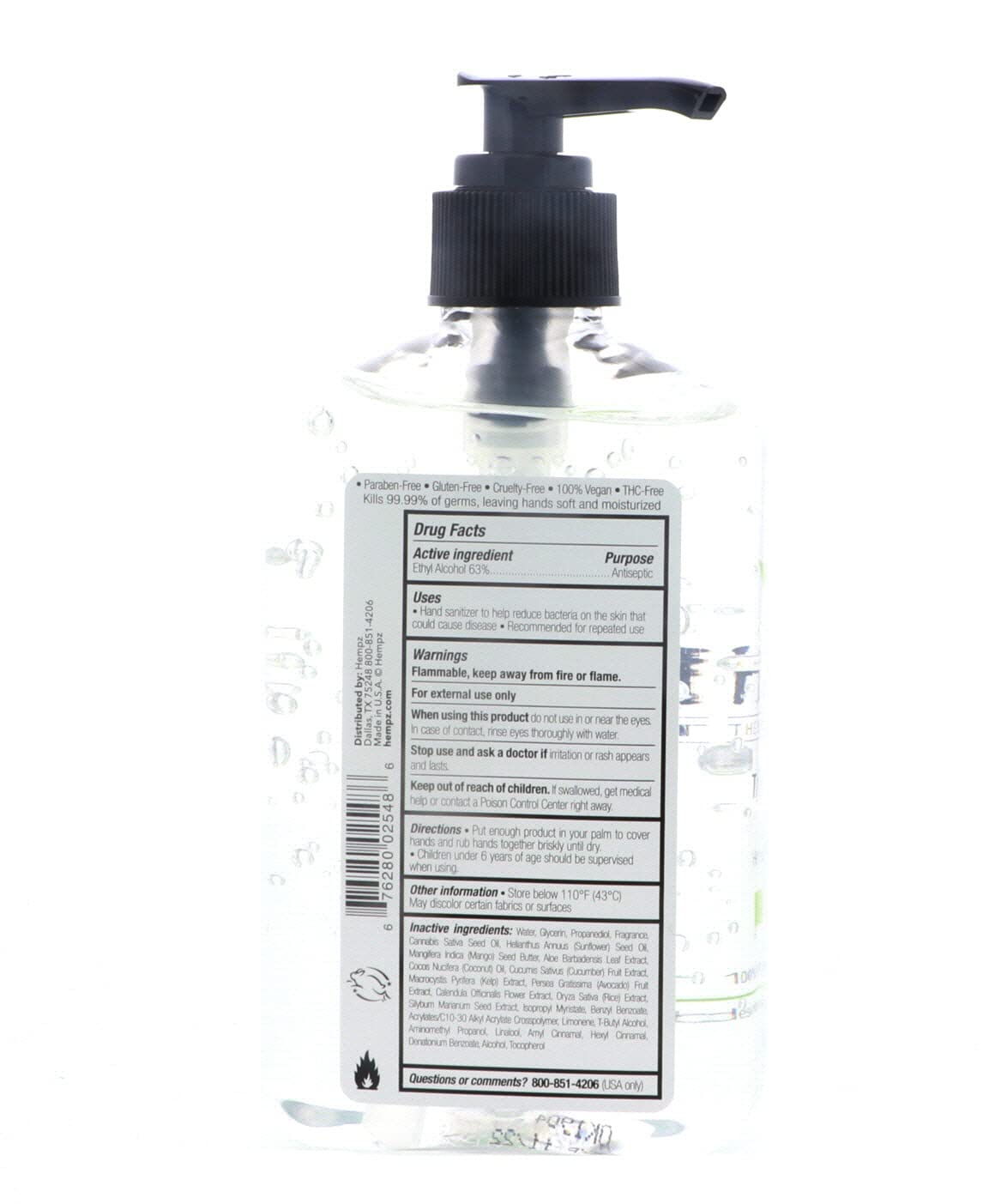Hempz moisturizing hands with coconut oil after sanitizing routine