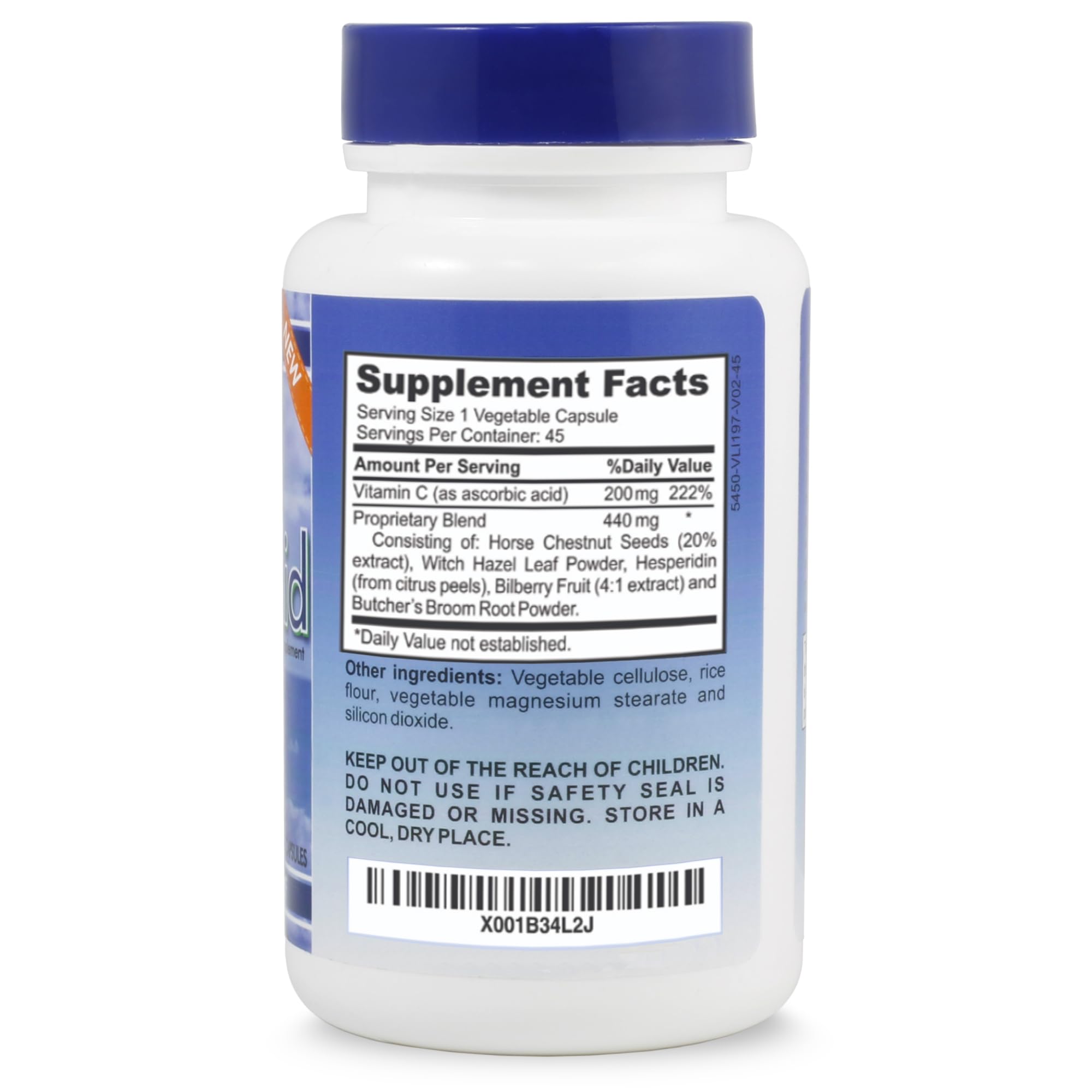 Made in USA facility label on HemRid Plus packaging.