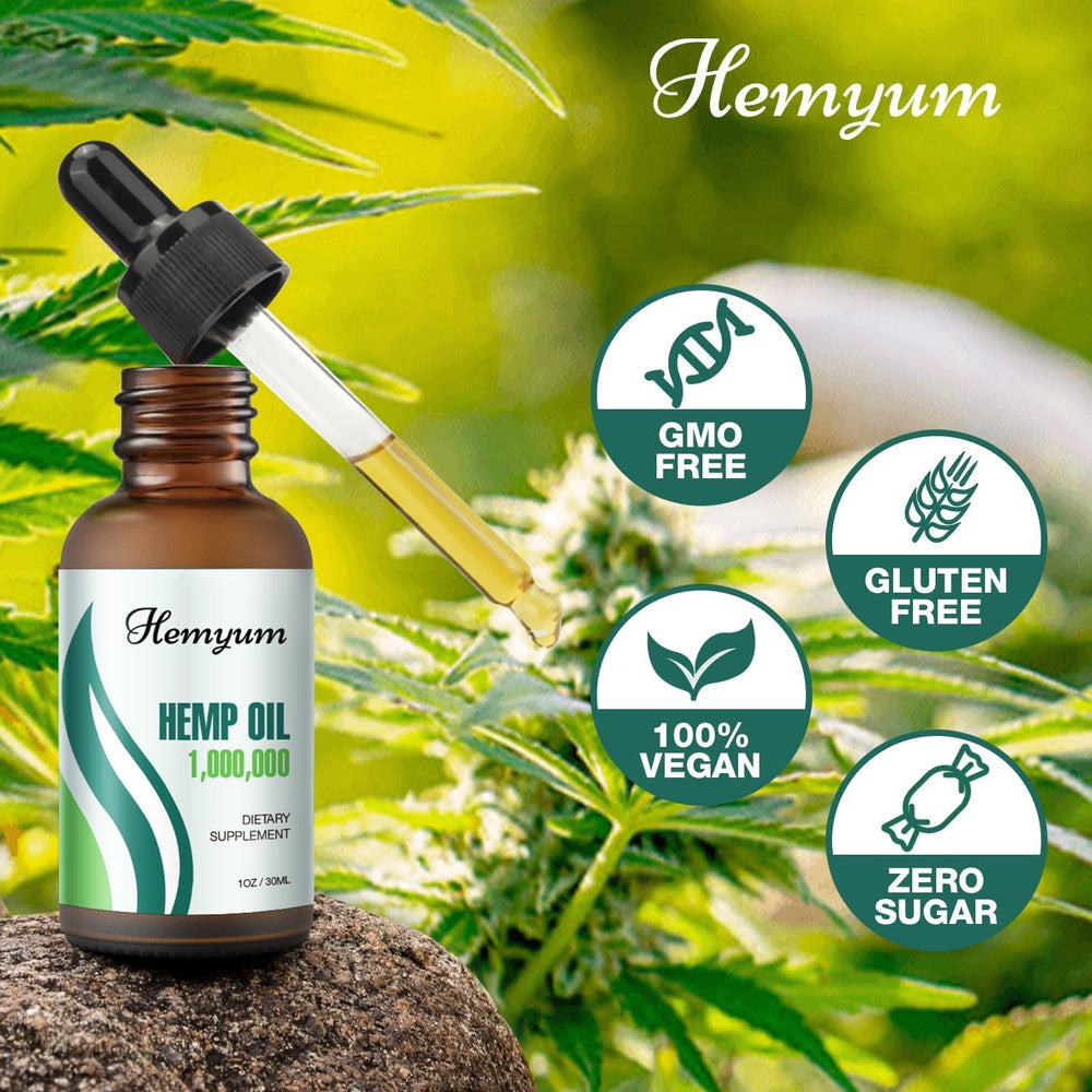Hemyum hemp oil drops daily use concept for ongoing wellbeing