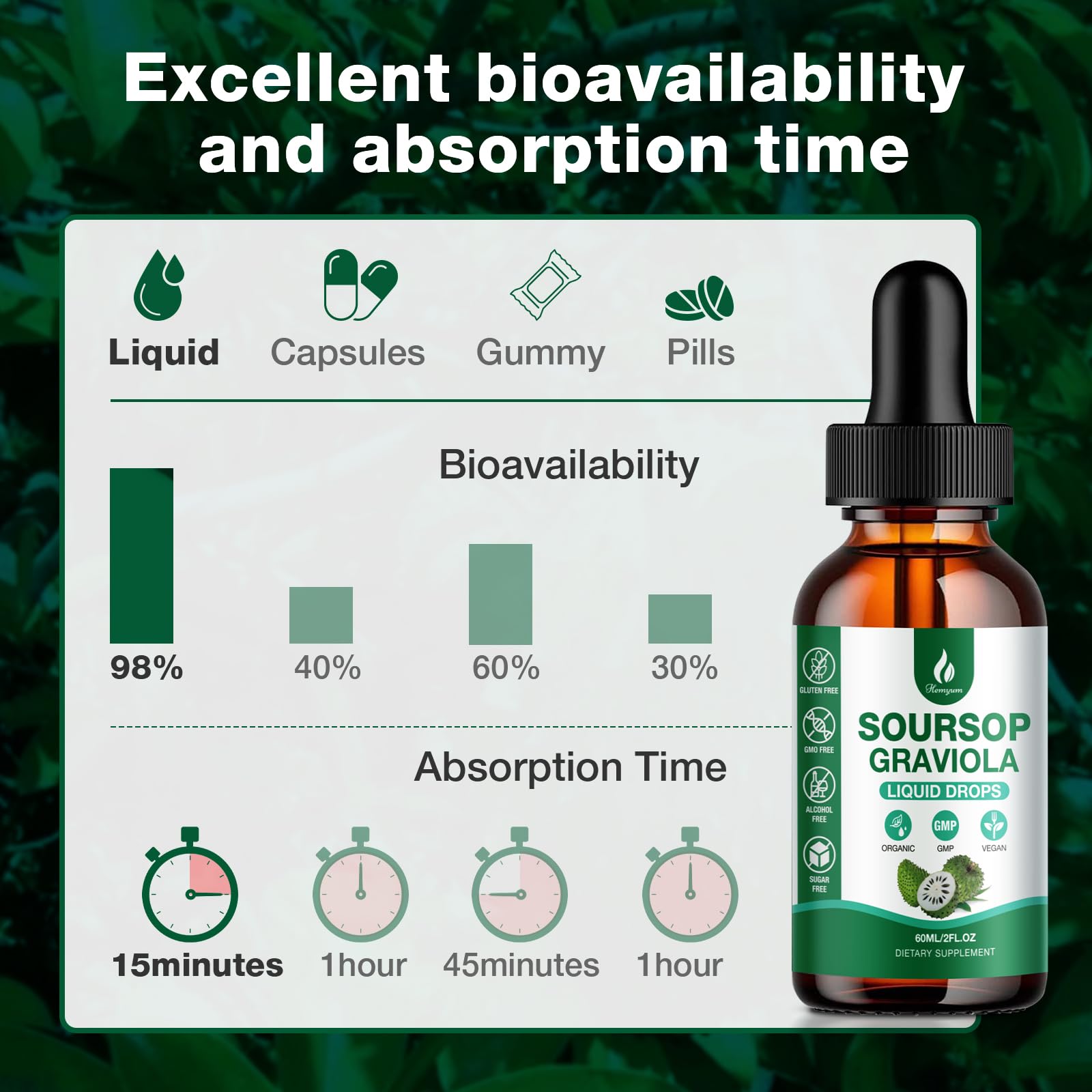 Hemyum Organic Sea Moss blend adds natural vitality to the mix.