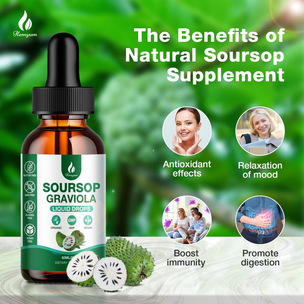 Hemyum Soursop Bitters Liquid dropper ready for direct use.