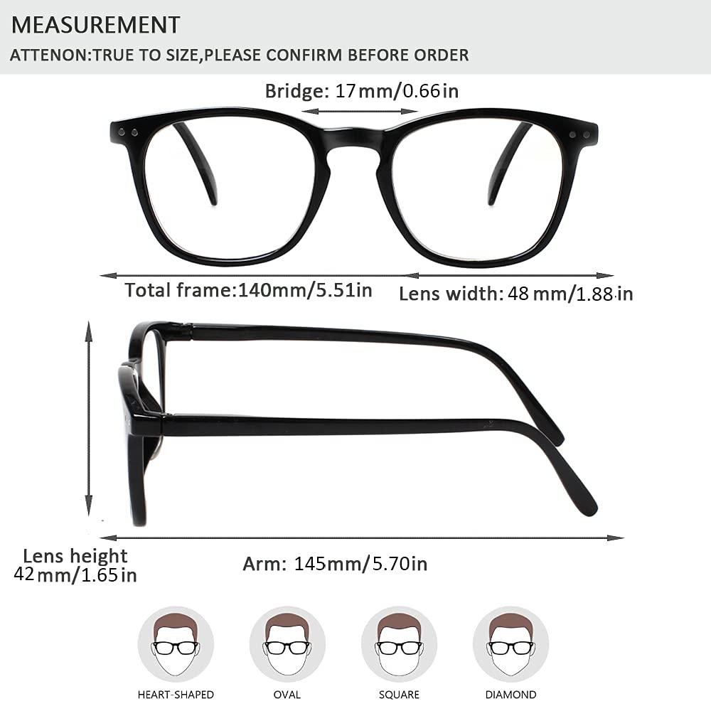Henotin blue light glasses spring hinge detail for comfortable wear