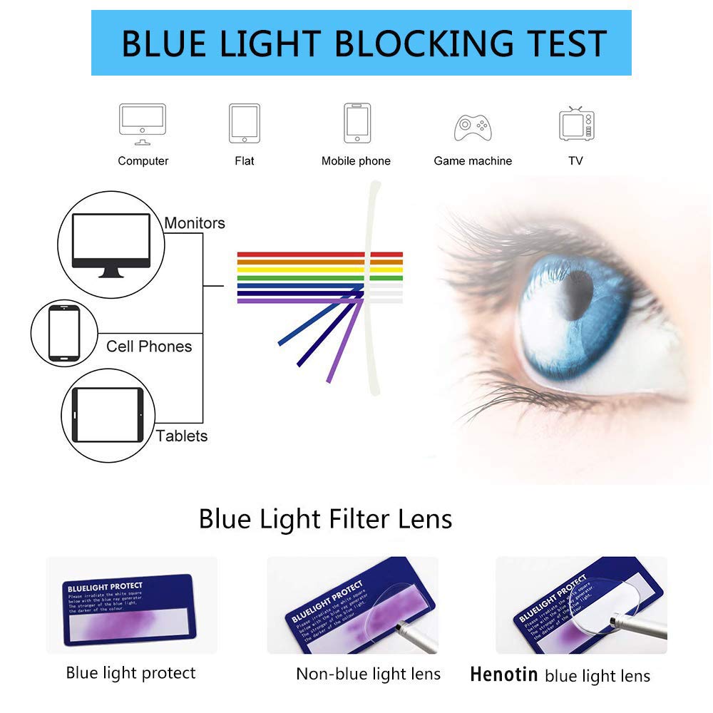 Henotin durable frame with scratch-resistant lenses withstand daily handling.