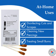 Henry Schein Prep swabstick latex free for latex sensitive patients