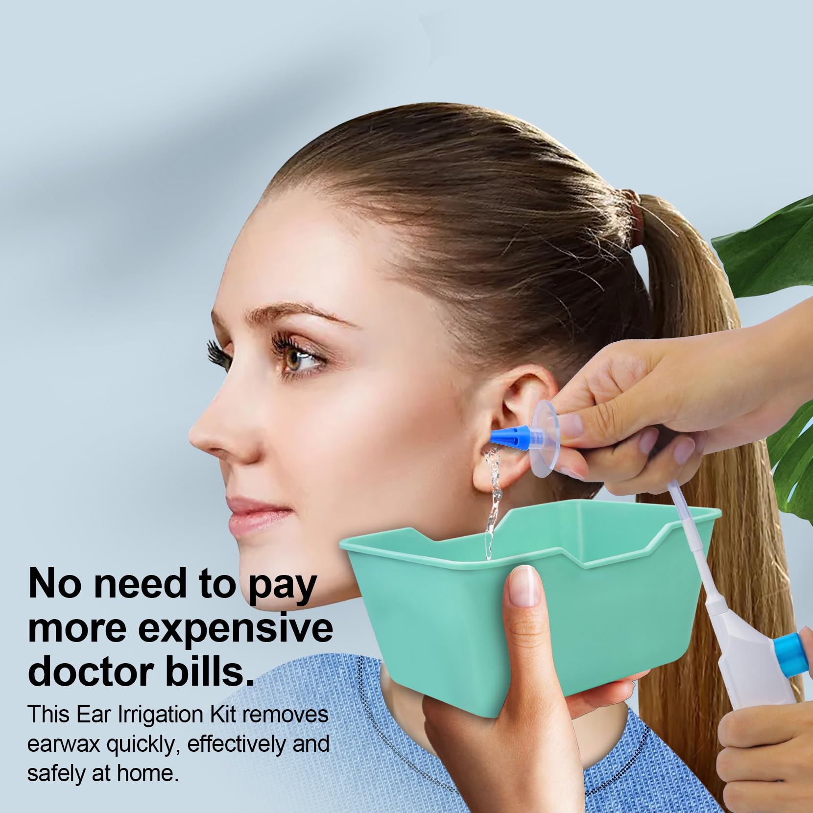 Heoneki kit limpieza orejas: conjunto completo para lavado seguro en casa.