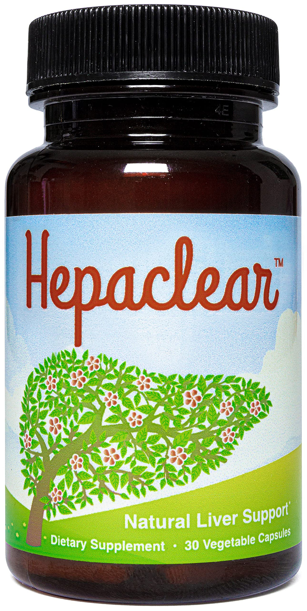 Hepaclear bottle front view for daily liver support with hesperidin