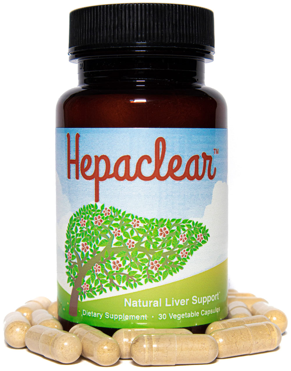 Hepaclear GMP badge-like stamp indicating product integrity