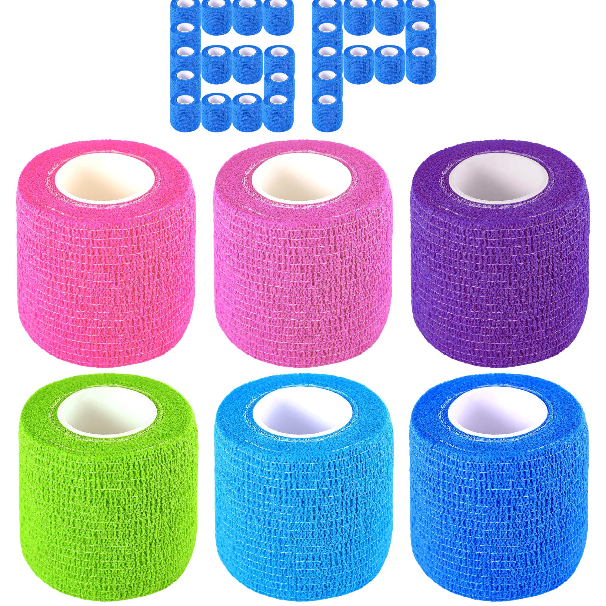 HEPPYPLUS self-adherent bandages 2in 5yds pack offer secure, slip-free support for wraps