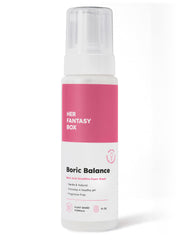 Her Fantasy Box Boric Balance Yoni Foam Wash bottle for gentle daily cleanse and pH balance.