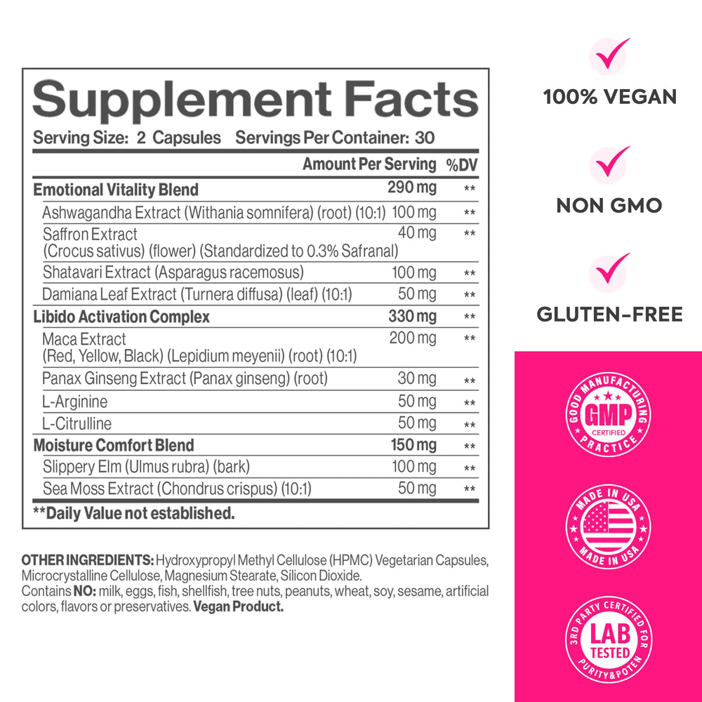 HerAuré ginseng visual hints at energy and circulation benefits