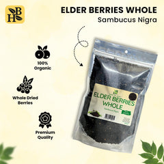 Herb To Body infusión de saúco con bayas secas para té.