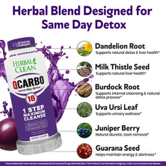 Herbal Clean Qcarbo16 triphala blend supports gentle digestion balance.