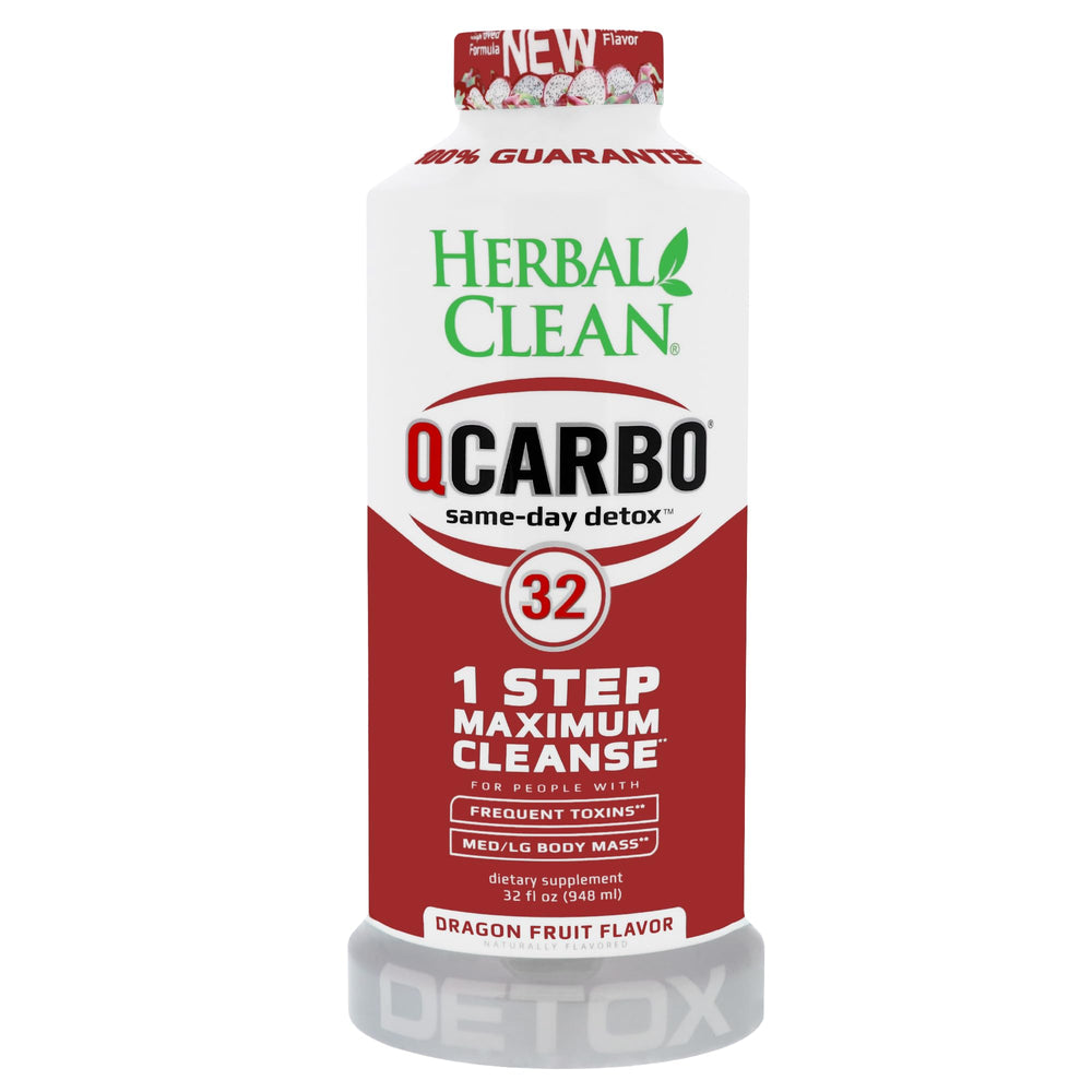Herbal Clean Same-Day Detox Drink Dragon Fruit Bottle shows a convenient detox option for busy days.