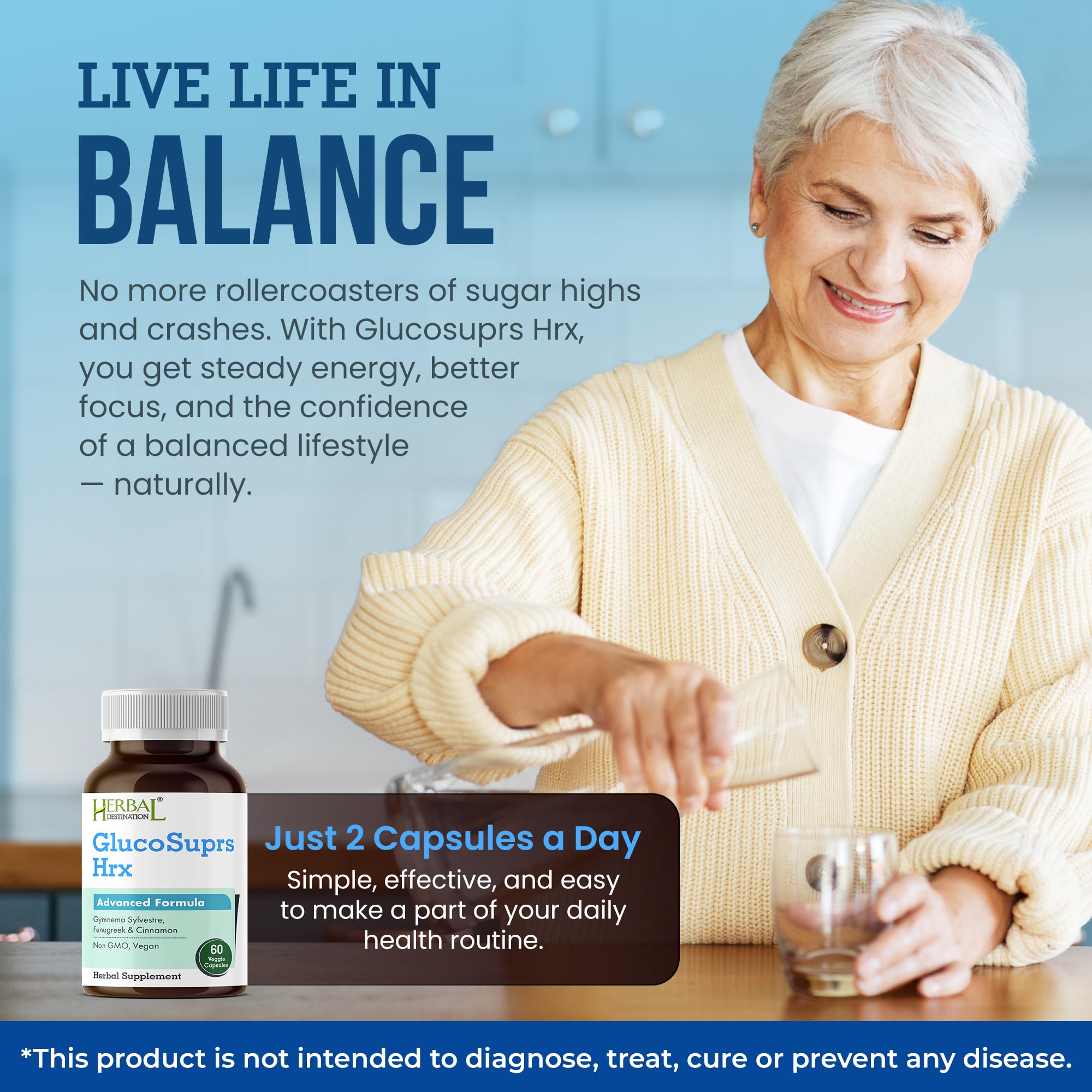 GlucoSuprs HRX bitter melon component focus for natural balance.