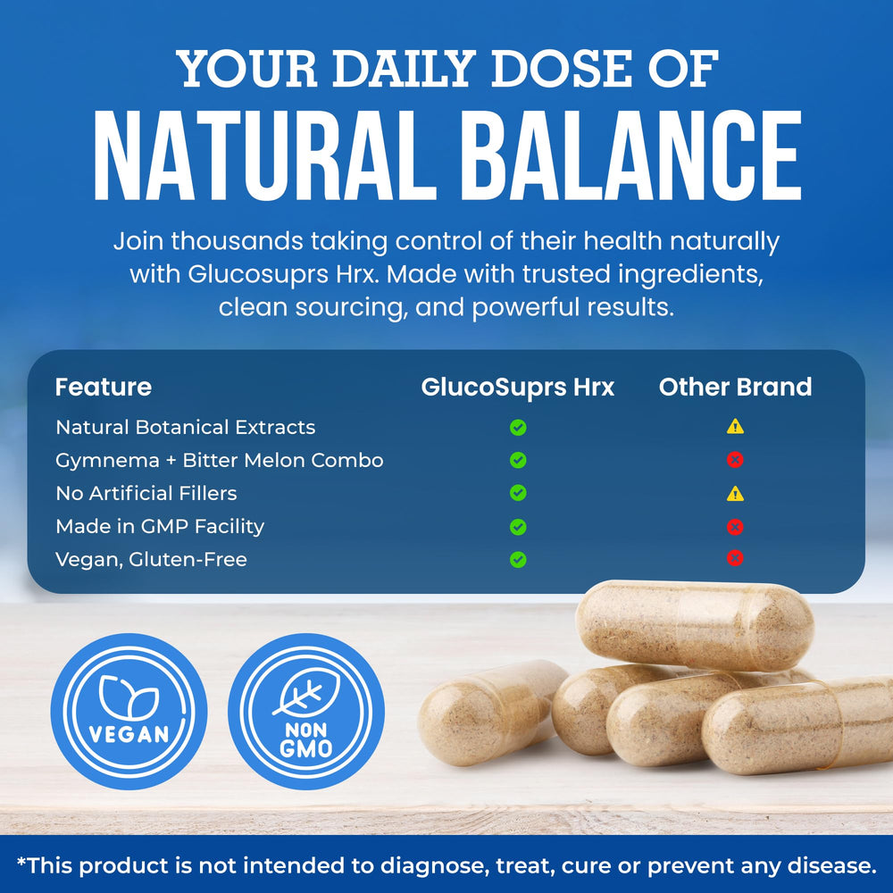 GlucoSuprs HRX salacia illustration signifies plant-based harmony.