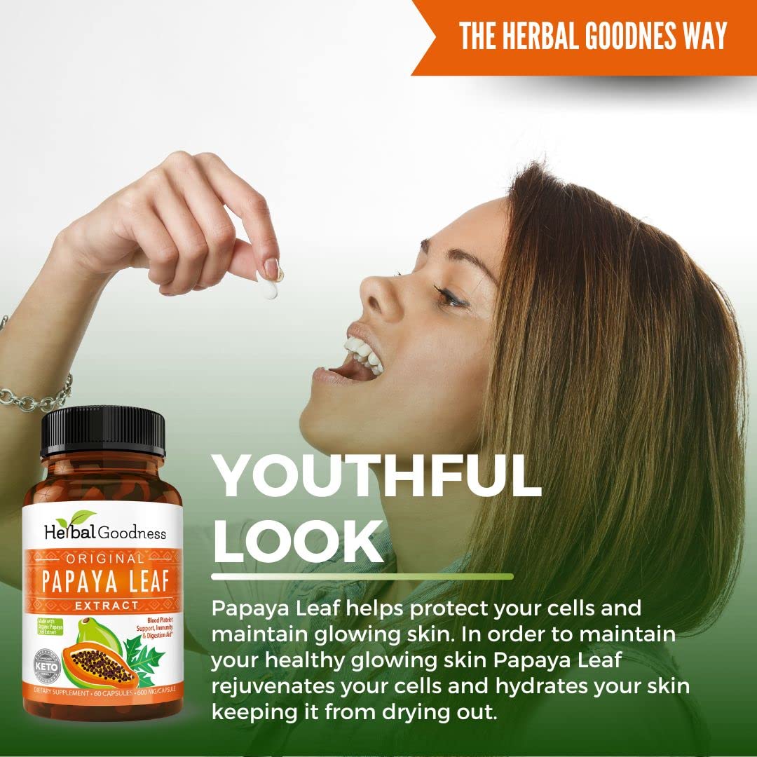 Herbal Goodness 10x strength label suggests high potency in bottles