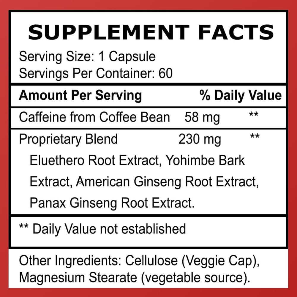 Herbal Nitro natural herbal ingredients shown in the bottle image