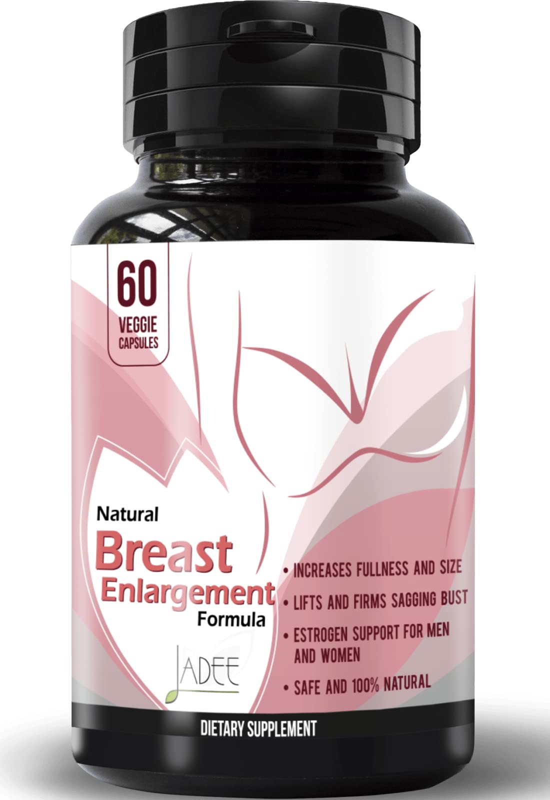 Herbal Remedy Breast Growth pills bottle with natural blend for bust support