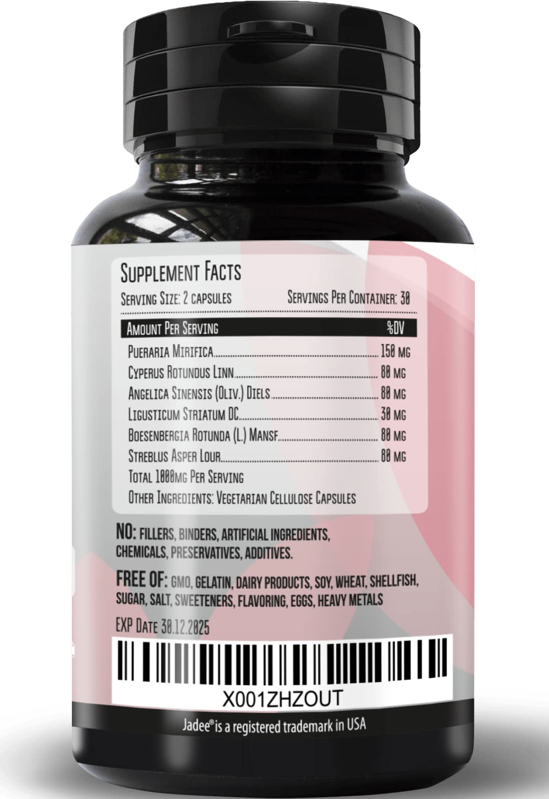 Herbal Remedy Breast Growth pills in use during a morning routine