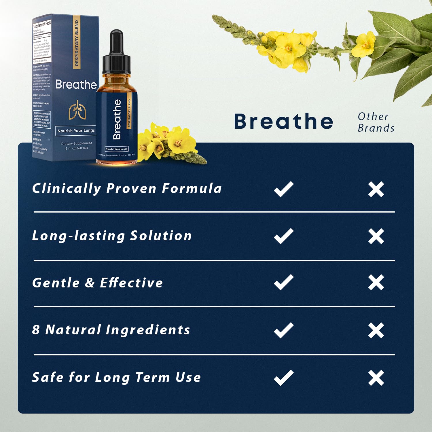Herbal Tea Therapy BREATHE 8-IN-1 ready-to-use daily dose for lung care