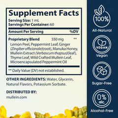 Herbal Tea Therapy BREATHE 8-IN-1 mullein leaf in formula illustration