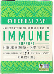 Herbal Zap Immune Support box front view showing compact packaging