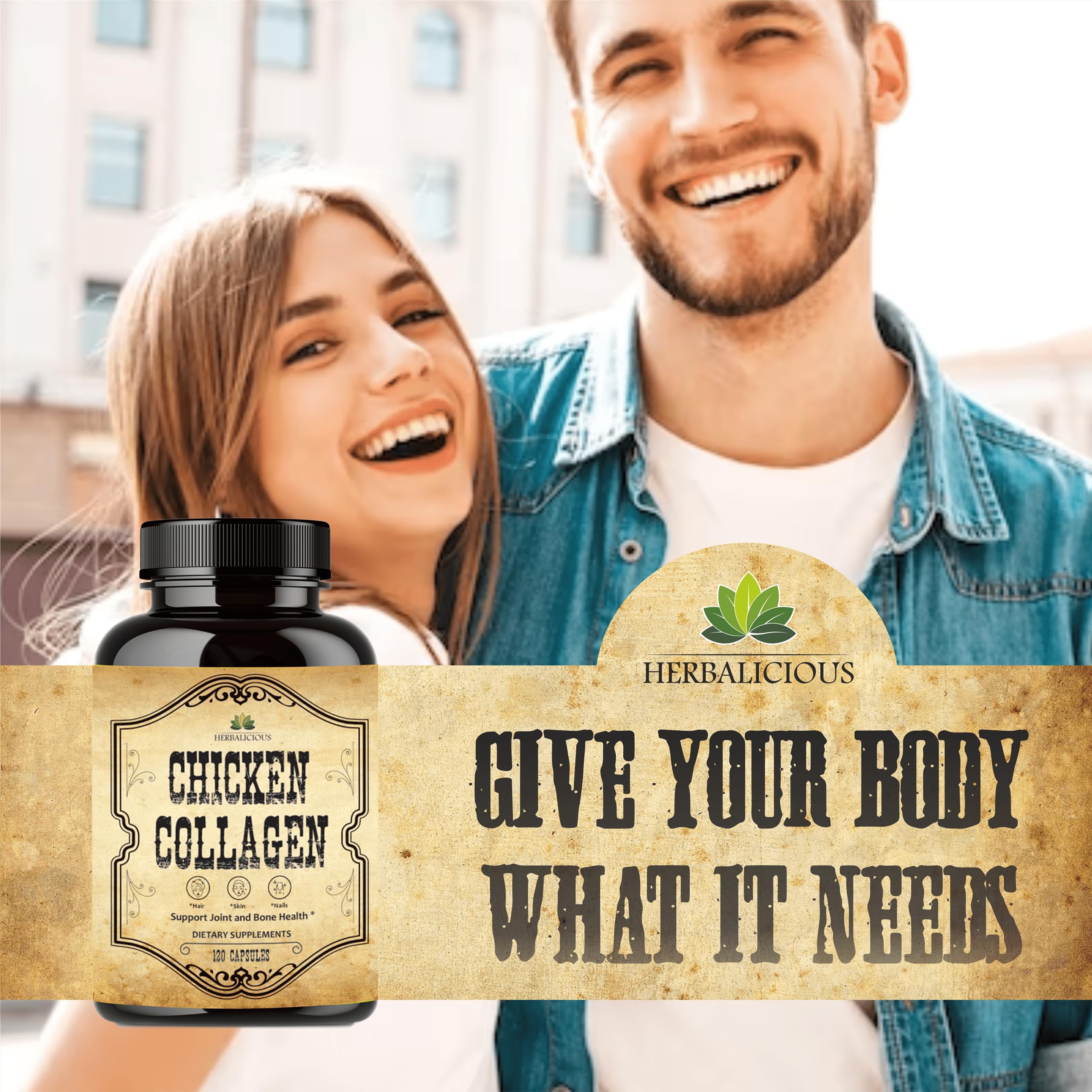 HERBALICIOUS capsules daily-use image illustrating a simple routine.