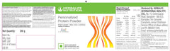 Herbalife Formula 1 Personalized protein powder scoop beside blender for easy recipe blending