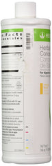 Close-up of Herbalife Aloe Drink Mango label with product details.
