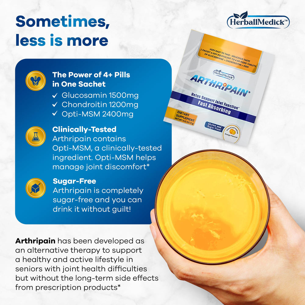 HerballMedick Arthripain USA-made seal ensures quality.