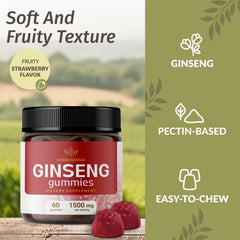 Herbamama Panax Ginseng Gummies on-the-go pouch demonstrating travel-friendly energy support