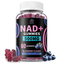 Herbance NAD+ Gummies bottle with liposomal delivery for better absorption.