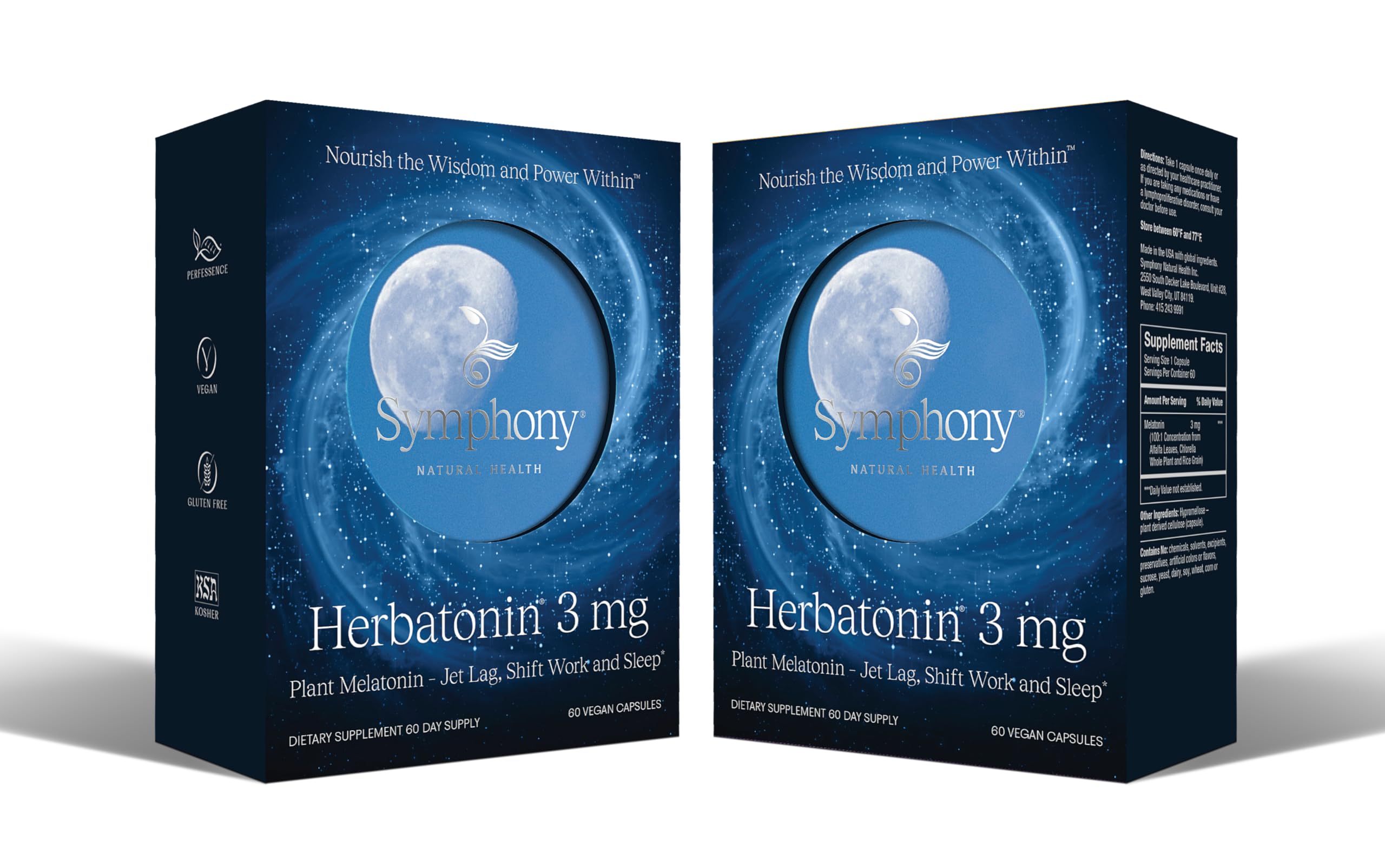 Herbatonin 3mg bottle on a nightstand for restful sleep support
