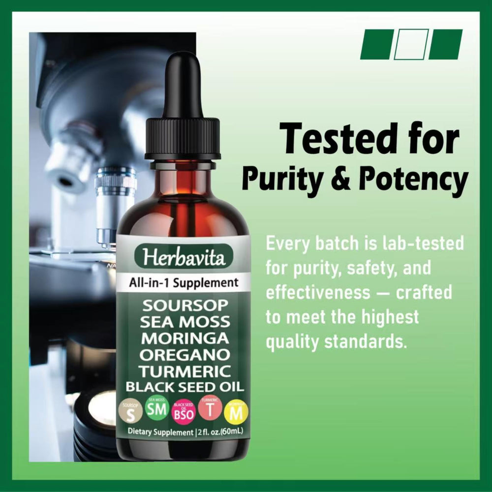 Herbavita Ashwagandha relax focus drops for calm concentration
