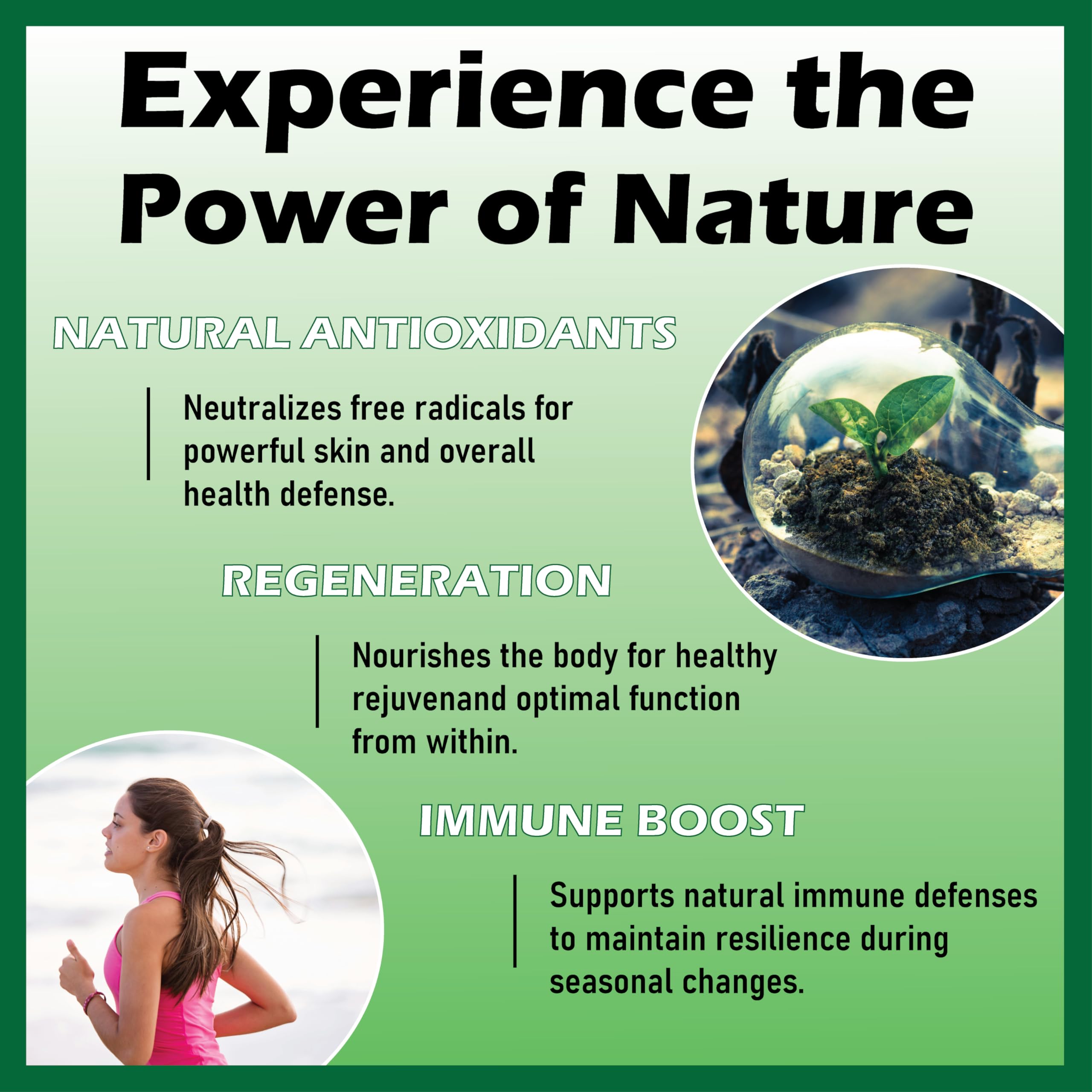 Herbavita Moringa energy drops on bottle for plant-powered vitality