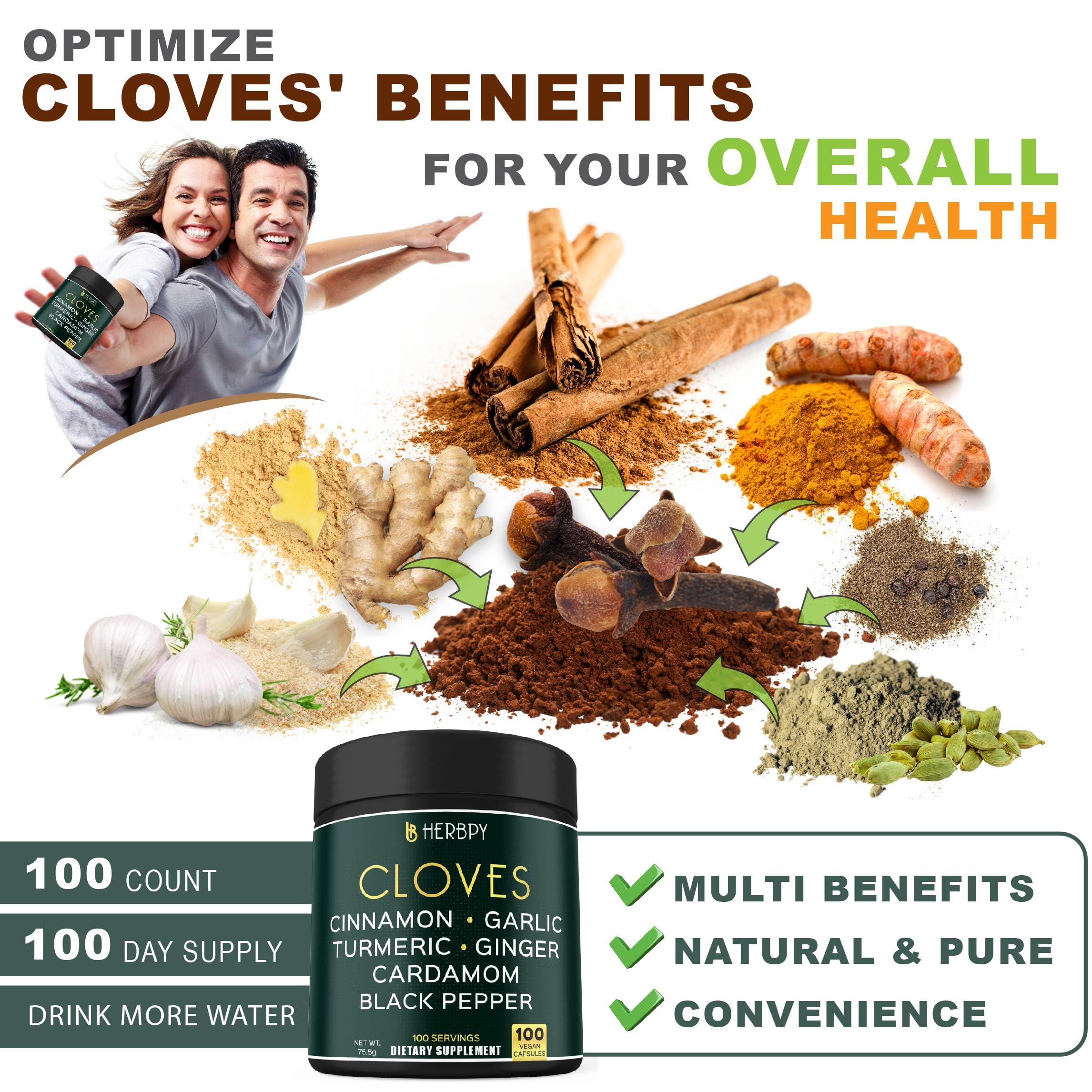 Herbpy 7in1 ginger root image — fresh ginger for everyday comfort in a supplement.