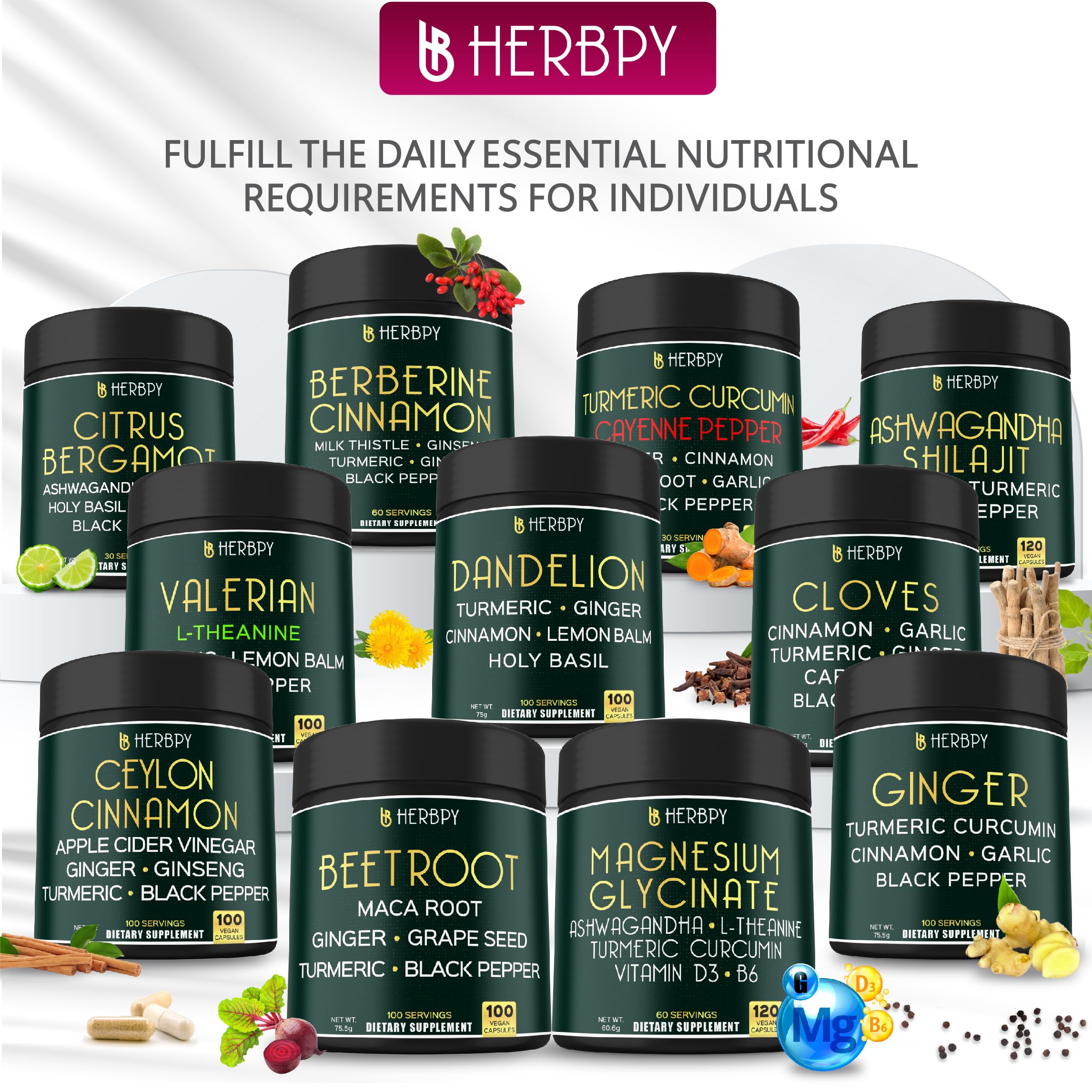 Herbpy amber-jar on shelf signals premium quality and easy storage.