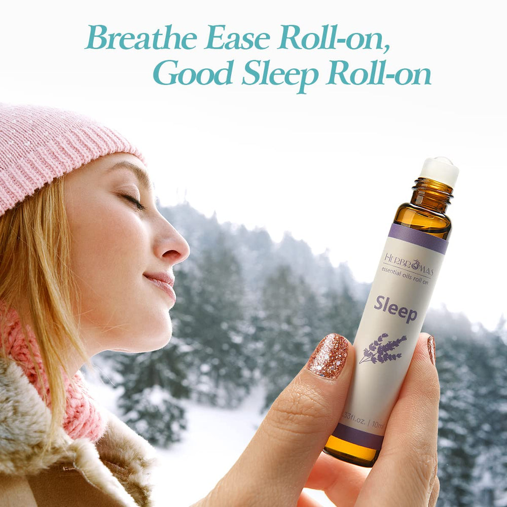 HERBROMAS Calming roll-on bottle invites mindful breaks