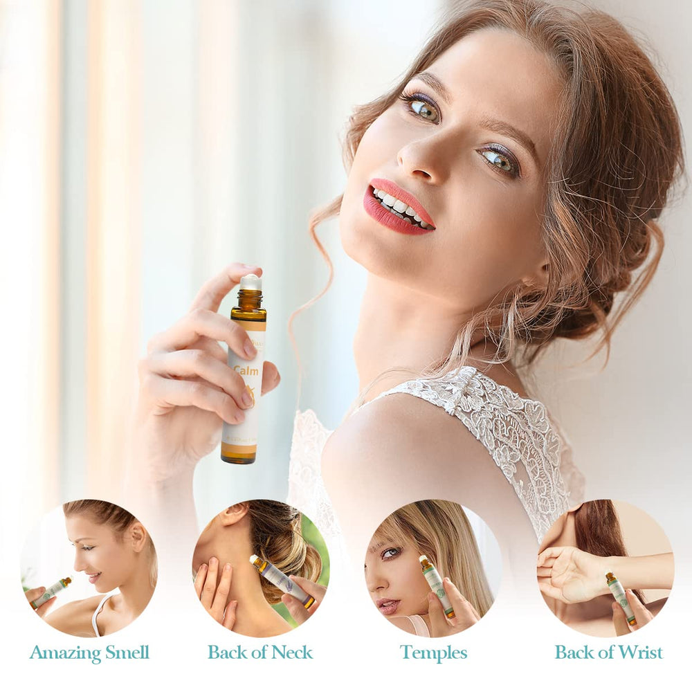 HERBROMAS Focus On roll-on bottle supports clarity during tasks