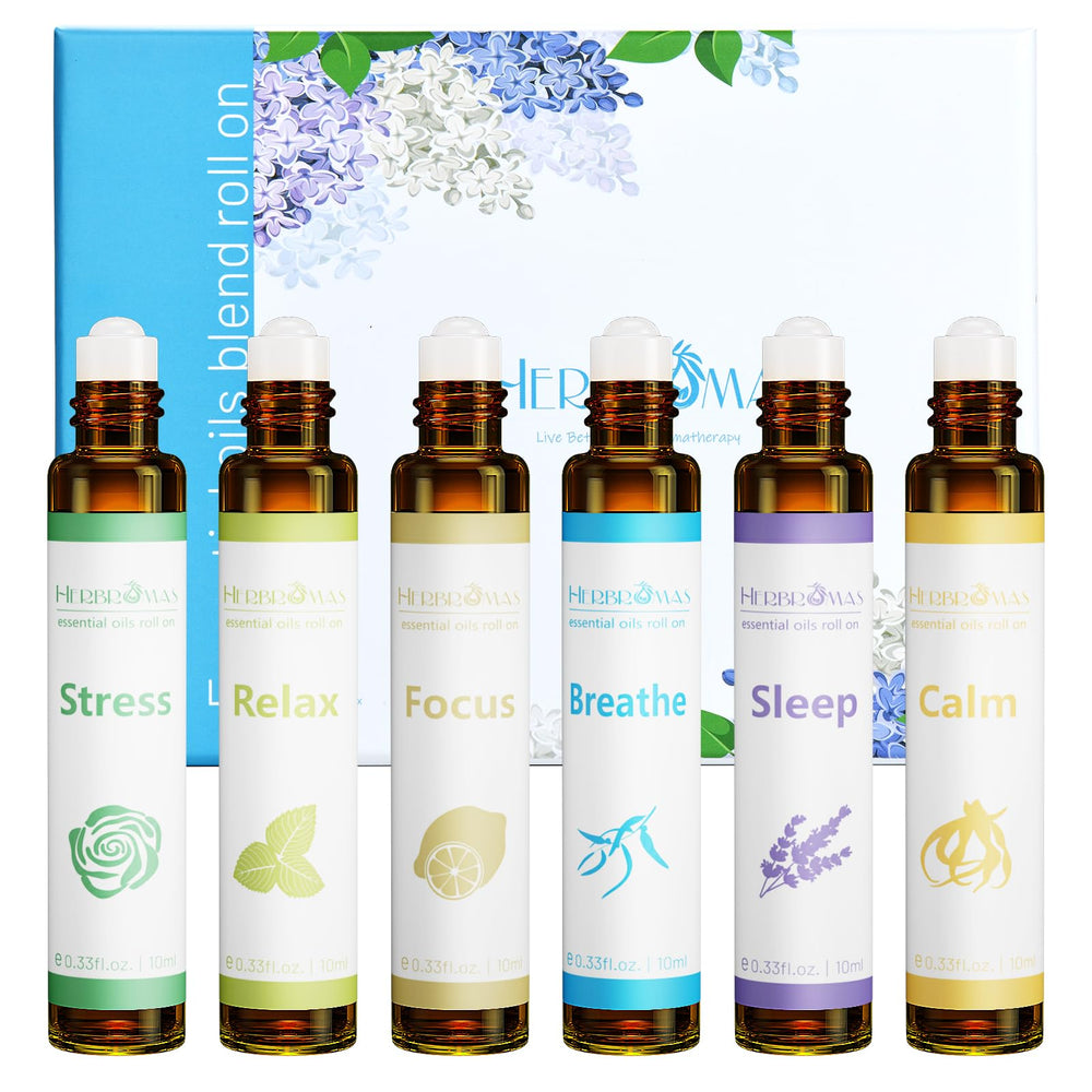 HERBROMAS Sleep roll-on bottle promotes calm before bed