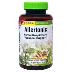 Herbs Etc. Allertonic softgels bottle supports daily breathing