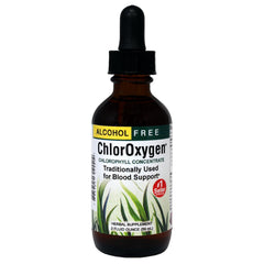 Herbs Etc. ChlorOxygen bottle front view for energy support and daily vitality