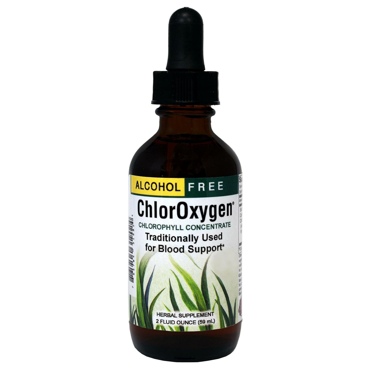 Herbs Etc. ChlorOxygen bottle front for natural vitality support