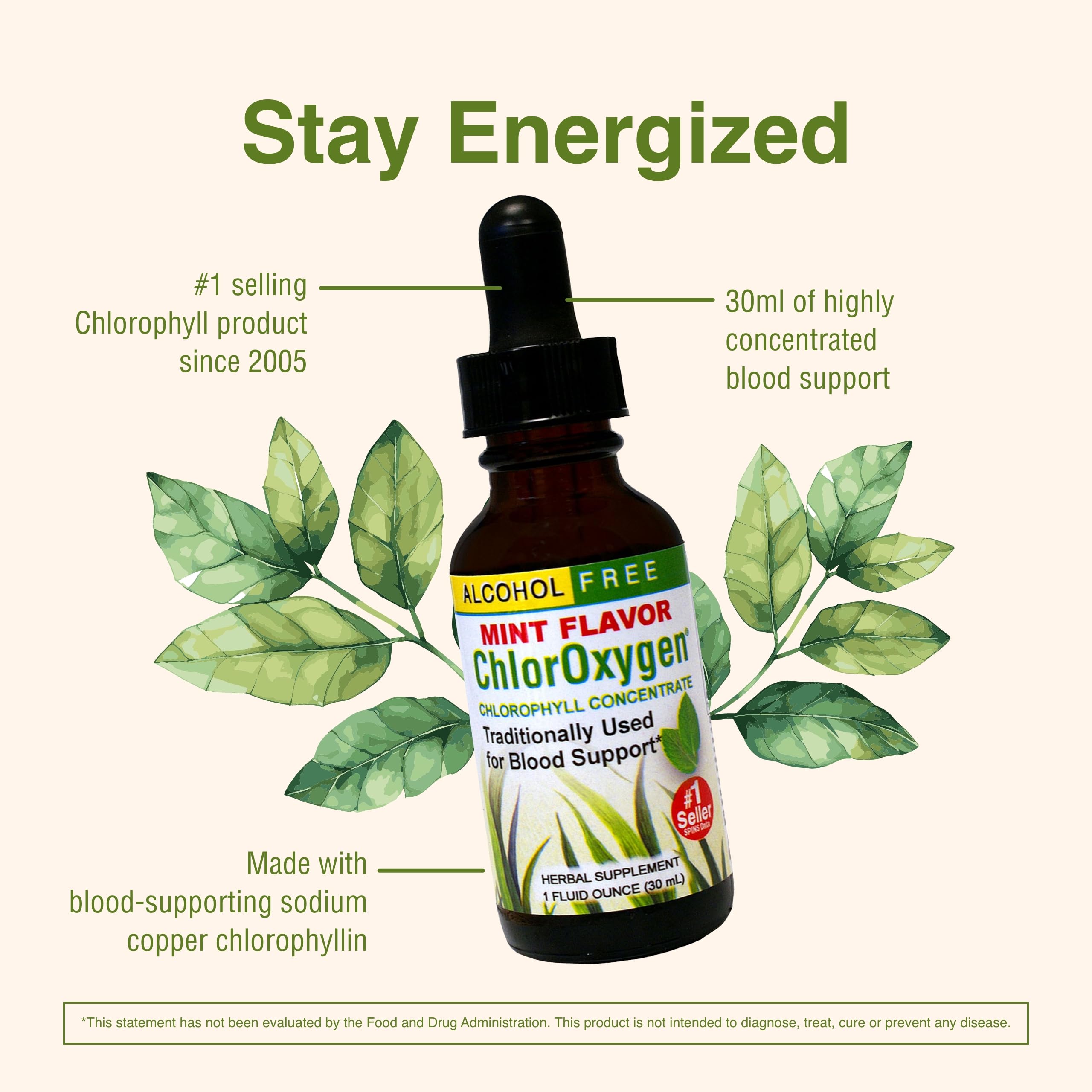 Herbs Etc. ChlorOxygen derived from European fescue plants
