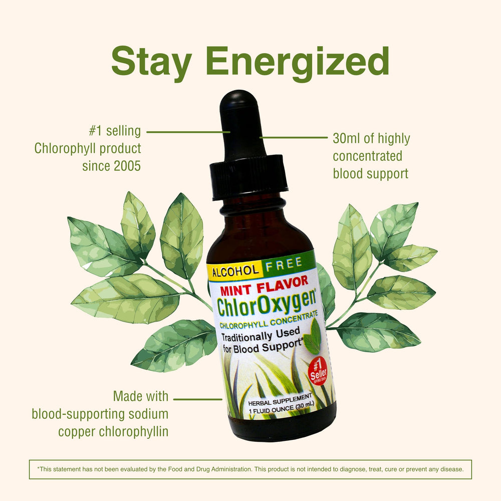 Herbs Etc. ChlorOxygen derived from European fescue plants