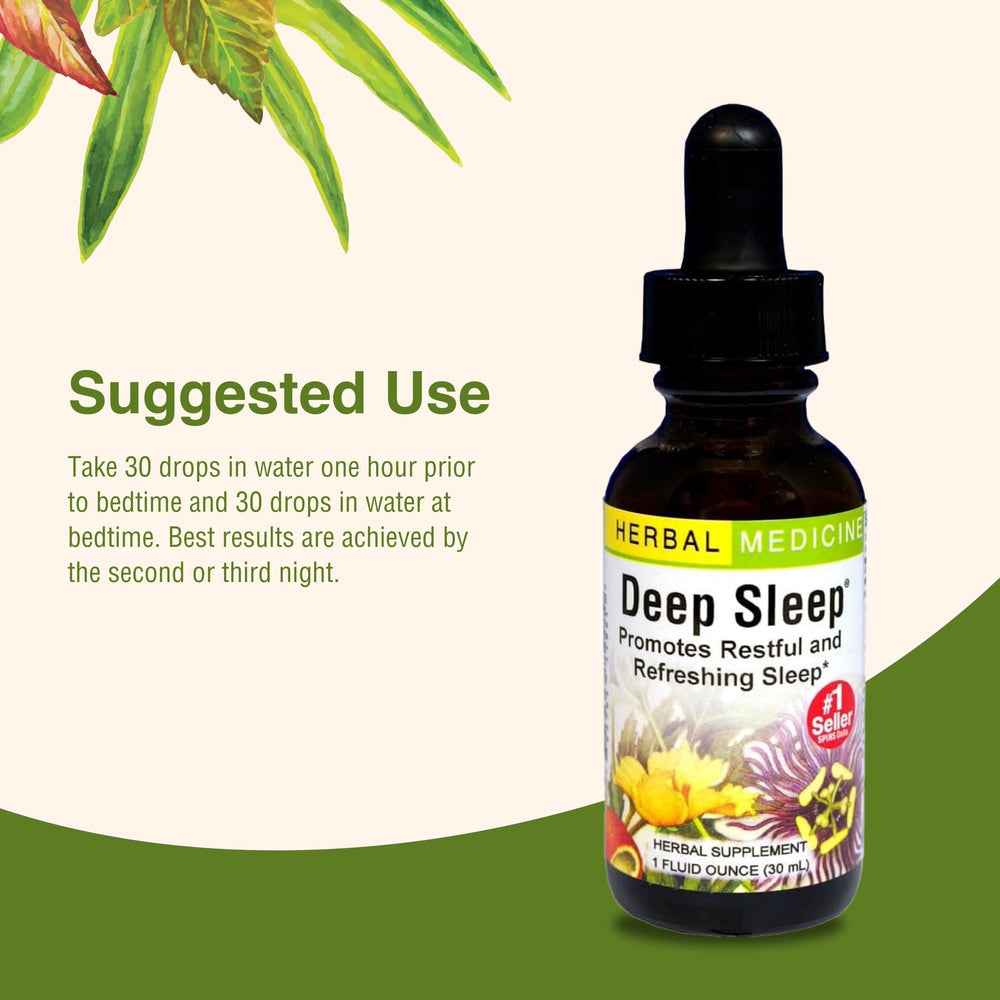 Label design of Herbs ETC Deep Sleep bottle